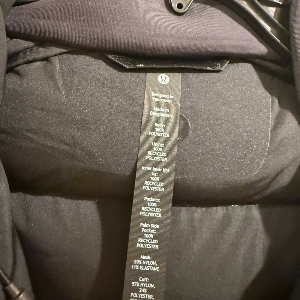 Lululemon Wunder Puff 600-Down-Fill Jacket in black Large - Picture 5 of 8